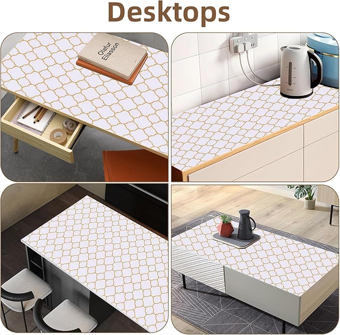Shelf Drawer Liners for Kitchen Cabinets Non Adhesive Drawer Liner Thickened - Image 8