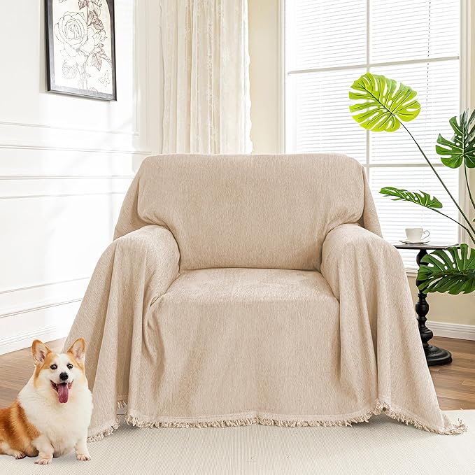 MYSKY HOME Oversized Armchair Couch Cover by MYSKYHOME
