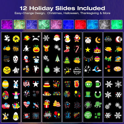 Halloween Christmas Projector Lights Outdoor Holiday Decor Lights