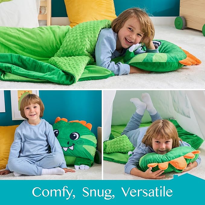 JOIEDOMI Kids Sleeping Bag 4 5 6 Year Old Girl Gifts Toddler Nap Mat - Image 6