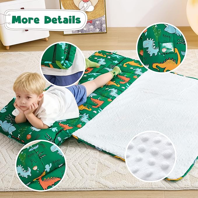 DJY Toddler Nap Mat, Kid Slumber Bag - Image 4