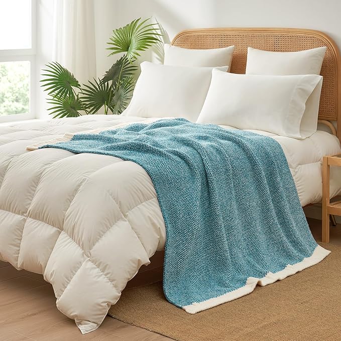 Snuggle Sac Teal Throw Blankets - Image 8
