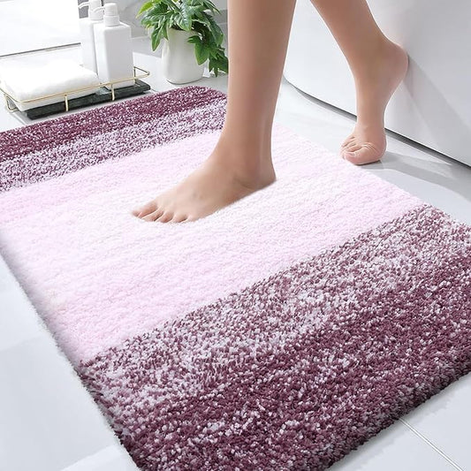 OLANLY Bathroom Rugs Mat 36x24, Extra Soft Absorbent Microfiber Bath Rugs by OLANLY