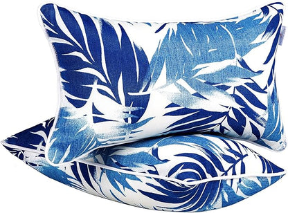 JMGBird Outdoor Pillows Waterproof Set of 2 Outdoor Throw Pillows by JMGBird