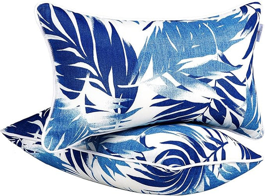 JMGBird Outdoor Pillows Waterproof Set of 2 Outdoor Throw Pillows by JMGBird
