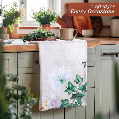 Maison d' Hermine Kitchen Towels Set of 3 100% Cotton 27.50" x 20" Reusable - Image 6