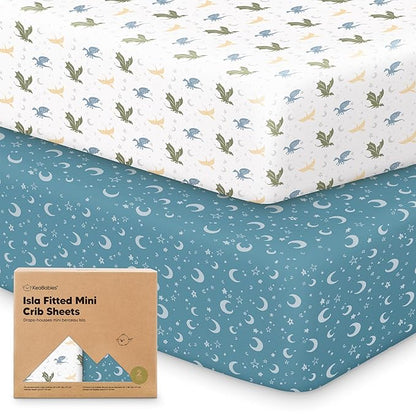Pack and Play Sheets Fitted by KeaBabies
