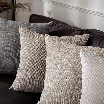 Kevin Textile Pillow Covers Faux Linen Toss Soft Throw Cushion Cases - Image 7