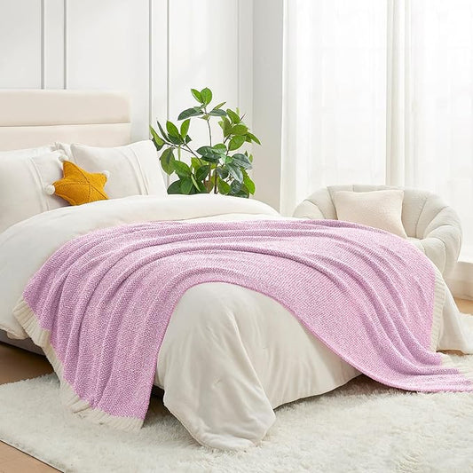 Snuggle Sac Bedding Blanket Light Purple Twin Size, Super Soft Warm Cozy by SnuggleSac
