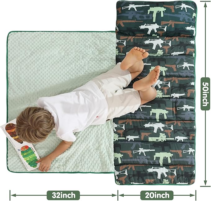 Viviland Toddler Kid Nap Mat for Preschool, Slumber Bag - Image 2