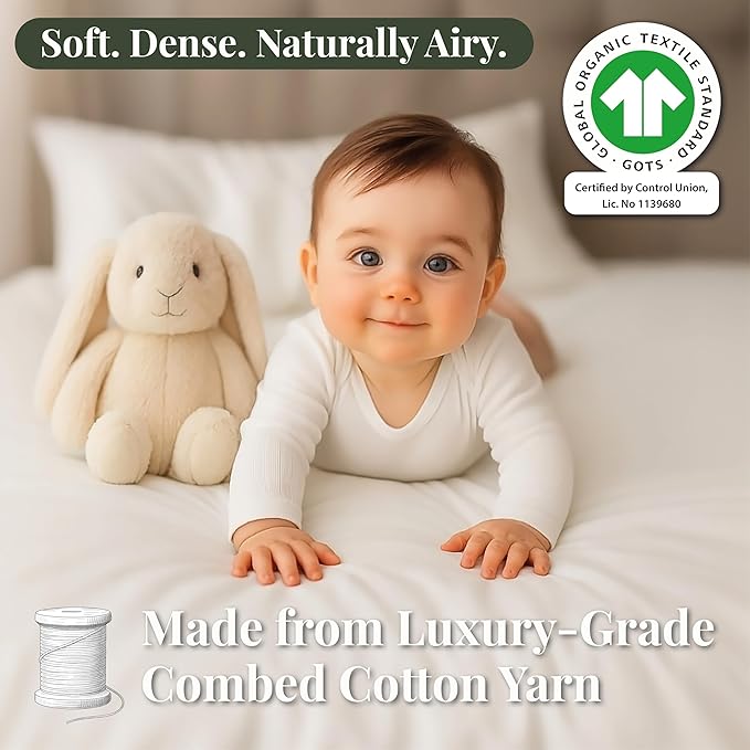 GOTS 100% Organic Bassinet Sheets - Image 5