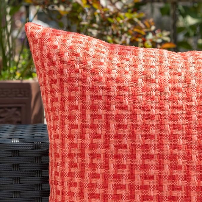 Kevin Textile Outdoor Waterproof Throw Pillow Covers Pack of 2 Farmhouse - Image 4