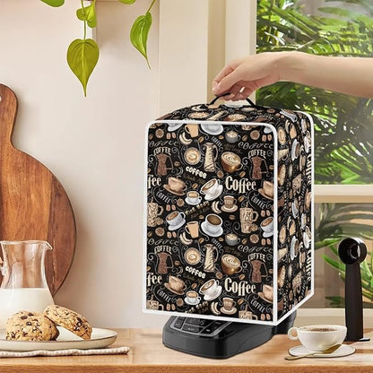 Coffee Maker Cover for Kitchen Counter, Washable Foldable Kitchen Appliance - Image 4