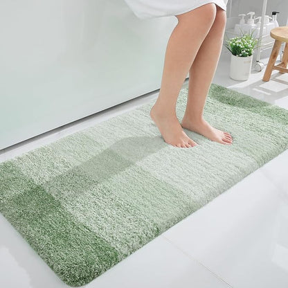 OLANLY Bathroom Runner Rugs 47x24, Extra Soft Absorbent Microfiber Bath Rugs by OLANLY