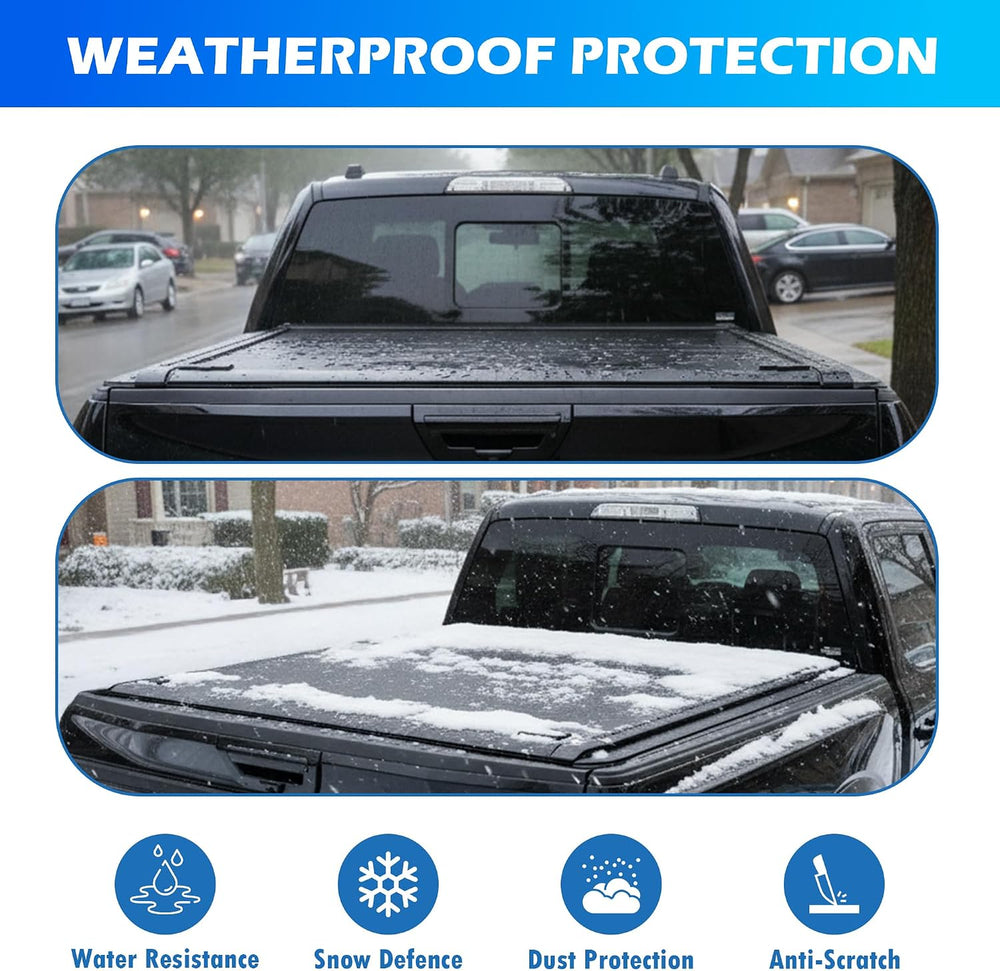 Retractable Tonneau Cover Fits 2019-2026 Dodge Ram 1500