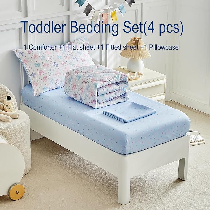 JHXHMX Butterfly Toddler Bedding Set - Image 7