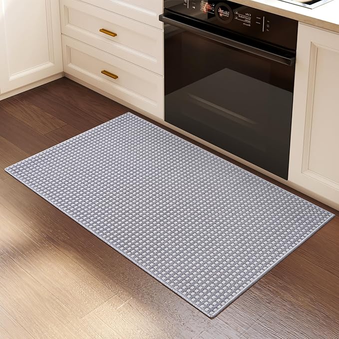 2x3 ft Indoor Door Mat Entryway Rug Non Slip Woven Washable Area Rugs Kitchen - Image 2