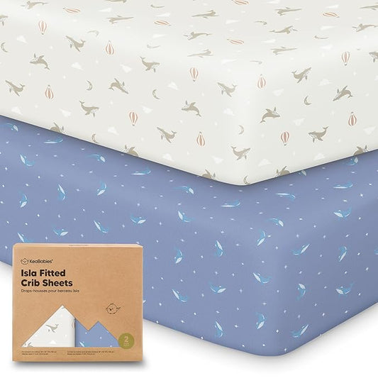 KeaBabies 2-Pack Baby Crib Sheets by KeaBabies