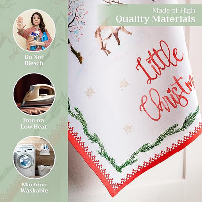 Maison d' Hermine Kitchen Towels Set of 3 100% Cotton 20" x 27.5" Reusable - Image 3
