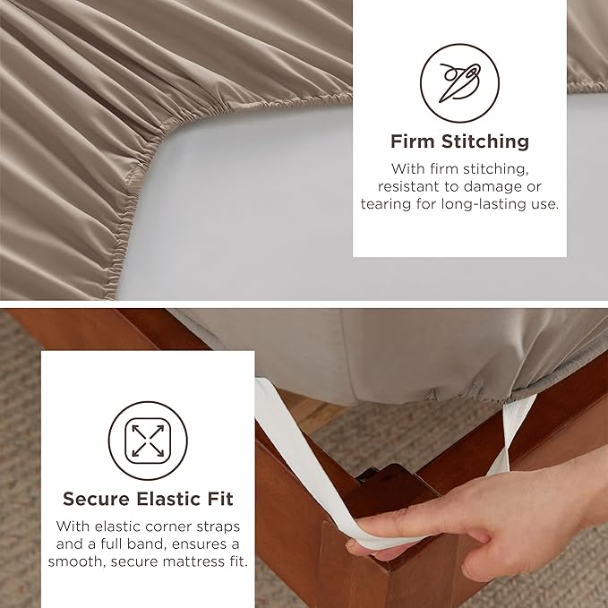 Bedsure Deep Pocket King Sheet Set - Image 4