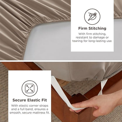 Bedsure Deep Pocket King Sheet Set - Image 4
