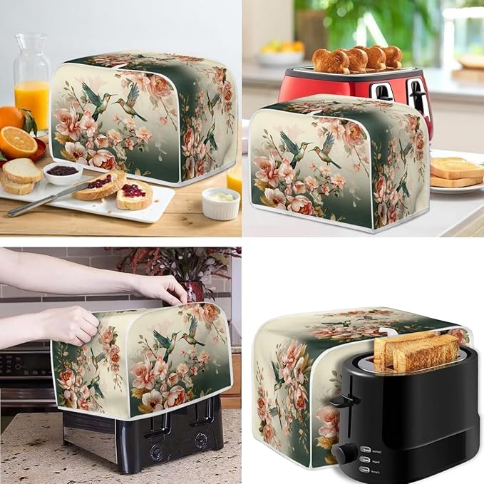 Hummingbirds Kitchen Appliance Dust Cover Set - Image 2