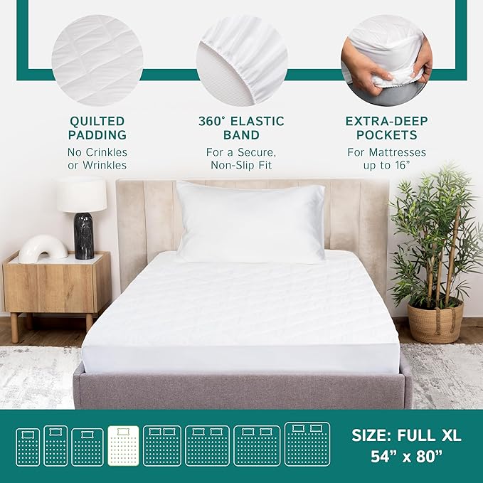 Full XL Size Waterproof Mattress Pad - Image 5