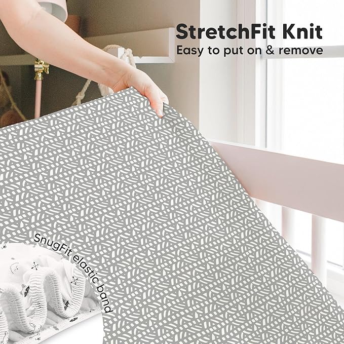 KeaBabies 2-Pack Baby Crib Sheets - Image 6