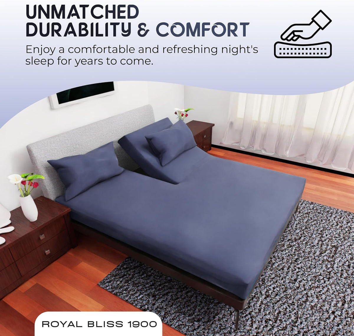 top split king sheets sets for adjustable bed on a desk or shelf