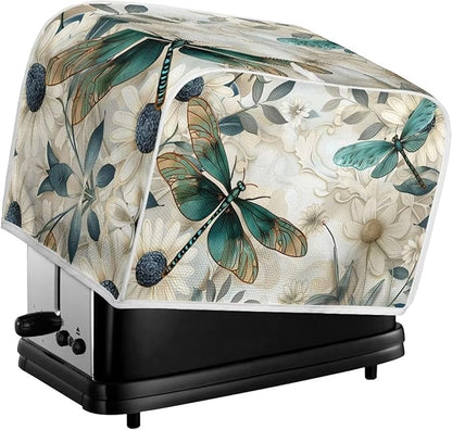 Dragonfly Daisy Toaster Cover 4 Slice Stain Resistant Bakeware Covers，Washable - Image 6