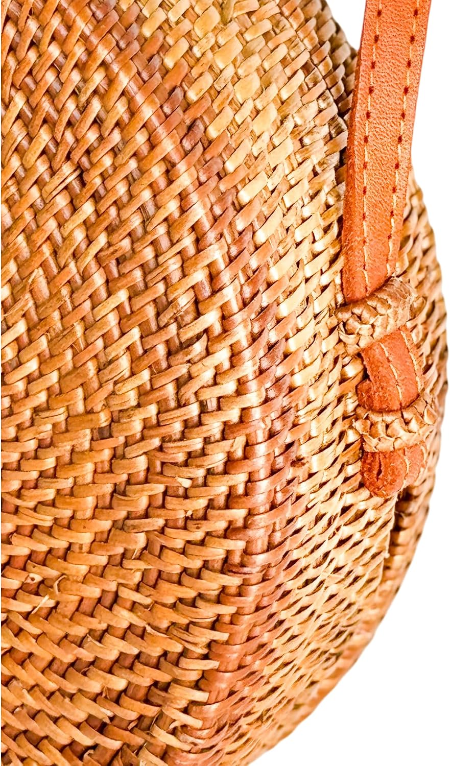Utama Rattan Bag - Handmade Crossbody Wicker Woven Purse