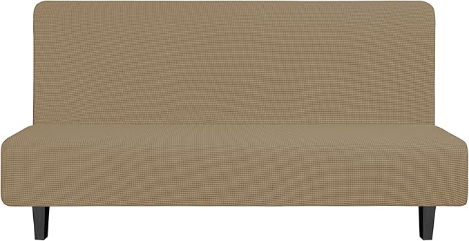 Easy-Going Stretch Futon Slipcover Armless Futon Bed Cover Furniture Protector by Easy-Going
