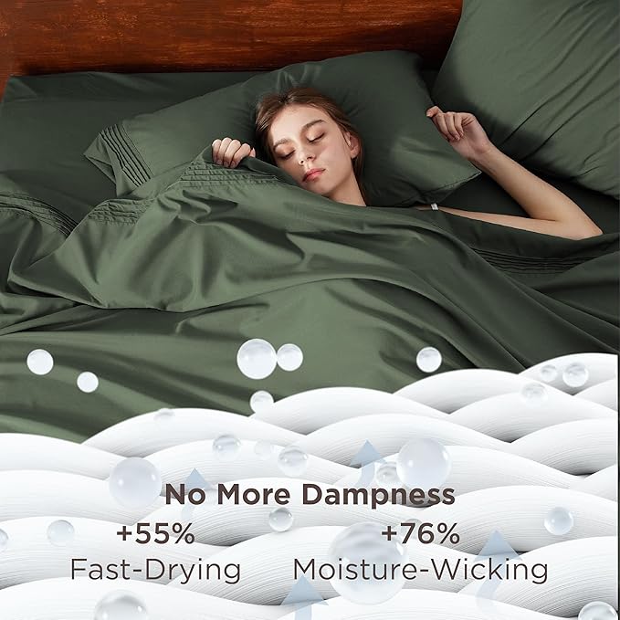 Bedsure Deep Pocket Full Size Bed Sheets Set - Image 3