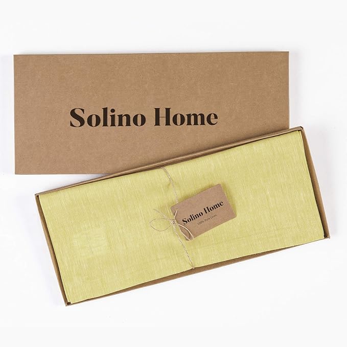 Solino Home Linen Table Runner 72 Inches Long - Image 5