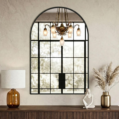 amoise arched bathroom mirror for wall, 2pack 30"x20", package contents