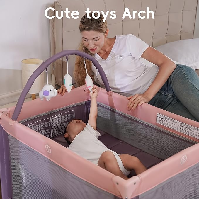 Pamo Babe Pack and Play with Bassinet - Image 3