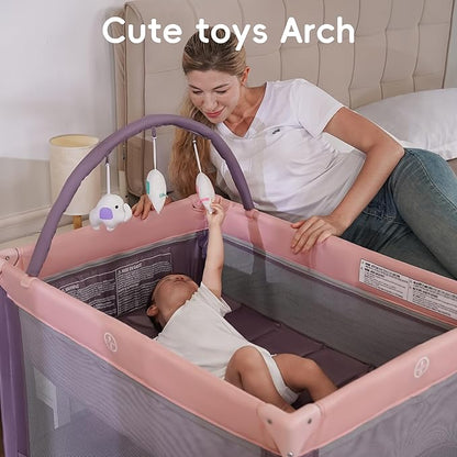 Pamo Babe Pack and Play with Bassinet - Image 3