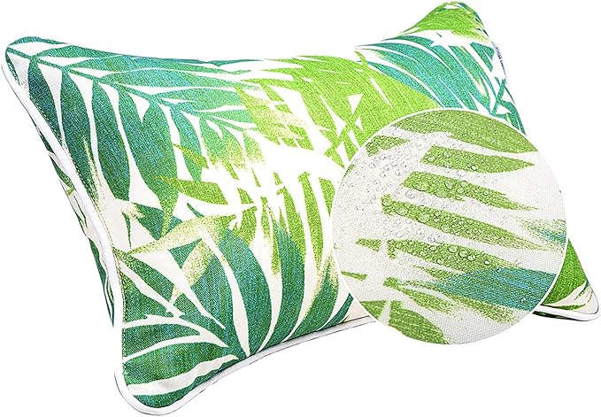JMGBird Outdoor Lumbar Pillows Waterproof Set of 2 - Image 3