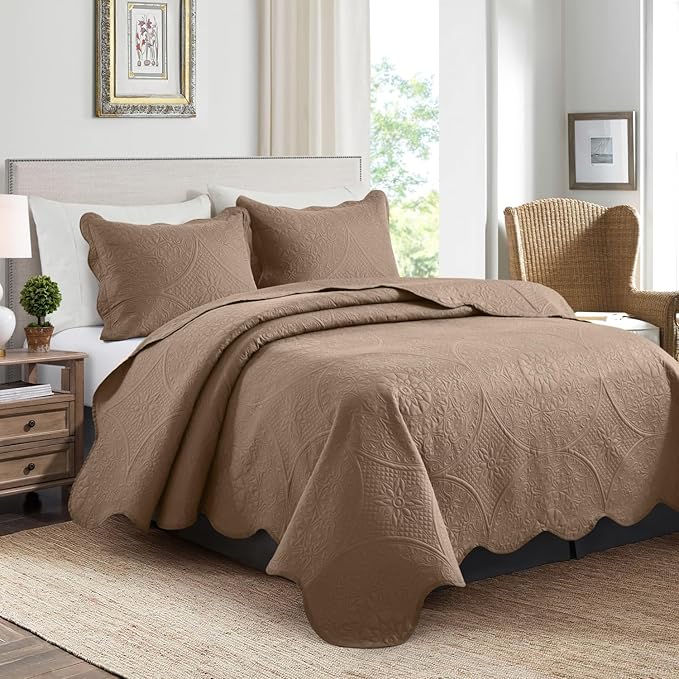 IR Imperial Rooms King Quilt Bedding Set Size + 2 Pillow Shams - Image 3