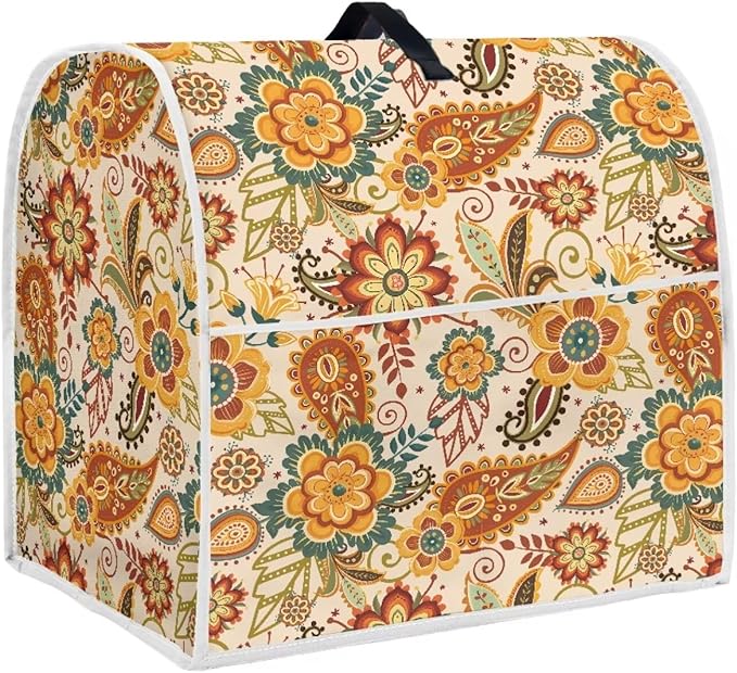 Boho Stand Mixer Cover 4.5-5Qt Mixer Cover Washable Anti-Stain Appliance Covers by HUISEFOR
