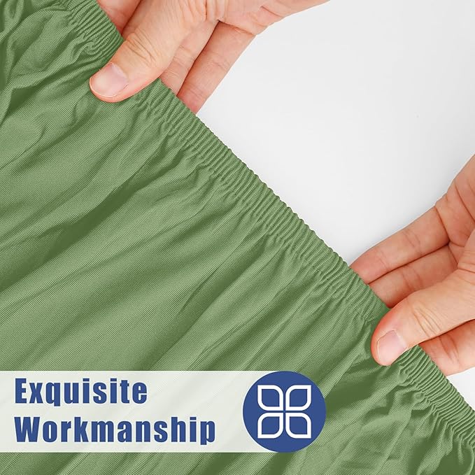 Round Spandex Tablecloth, Elastic Fitted Waterproof Tablecloths - Image 4