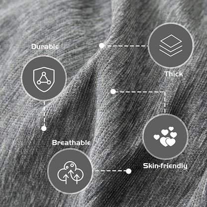 MEETSKY Grey Couch Cover for Dogs Washable Chenille Sofa Covers Blanket - Image 4