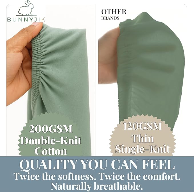 GOTS 100% Organic Bassinet Sheets - Image 5
