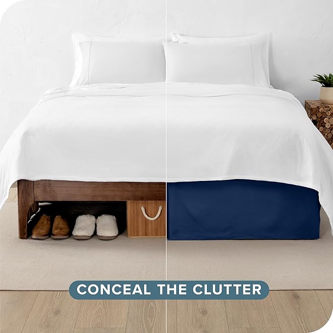 Bare Home King Bed Skirt - Image 3
