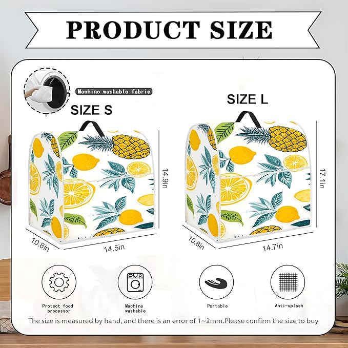 Mixer Dust Cover for 6-8 Qt Stand Mixer, Cloth Cover - Image 2