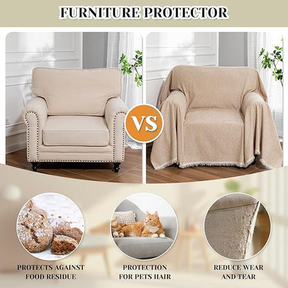 MEETSKY Sofa Covers Armchair Single Couch Cover - Image 4