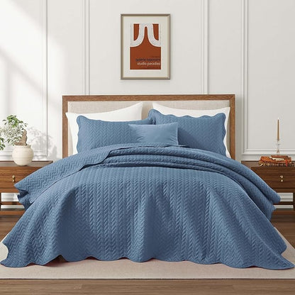 IR Imperial Rooms 8 Pack Quilt King Size Bedding - Image 2