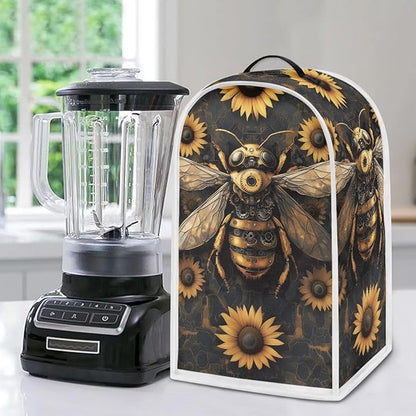 Talayituse Bee Sunflower Print Blender Dust Cover, Fingerprint Protection Cover - Image 5