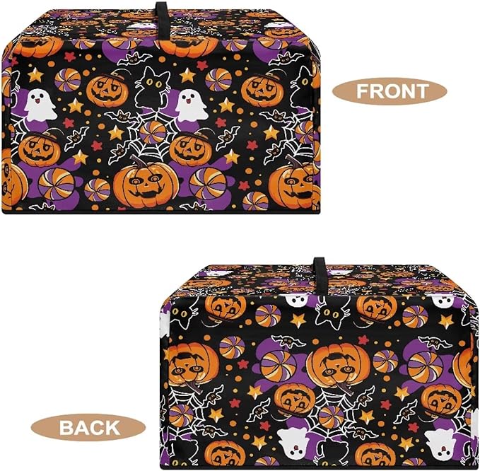 Microwave Oven Grill Cover, Halloween Pumpkin Waterproof Heat-Resistant - Image 5