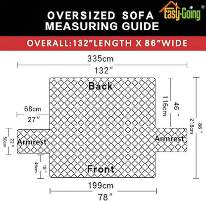 Easy-Going Reversible Oversized Couch Cover - Image 5